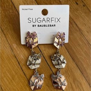 Sugarfix Baublebar Gifts Sparkly Rhinestone Dangle Earrings NEW